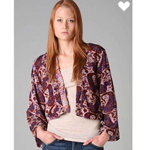 Winter Kate Multicolor Paisley Blazer - Picture 5 of 16